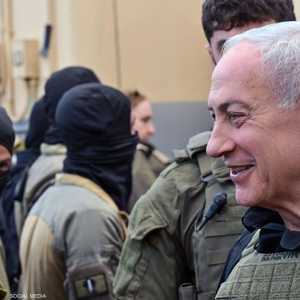 رئيس الوزراء الإسرائيلي بنيامين نتنياهو في جنوب لبنان