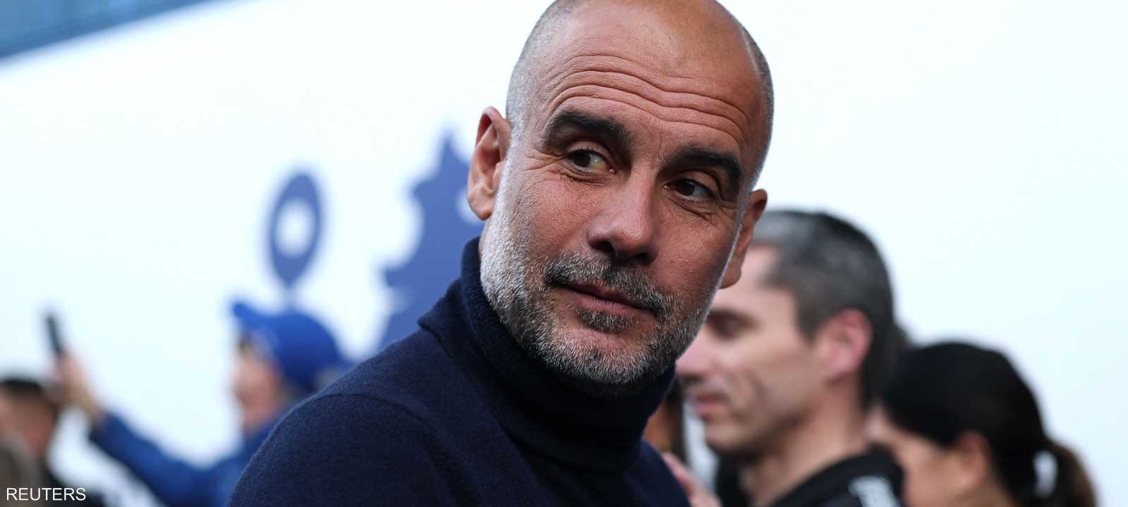 الإسباني جوسيب غوارديولا، المدير الفني لفريق مانشستر سيتي