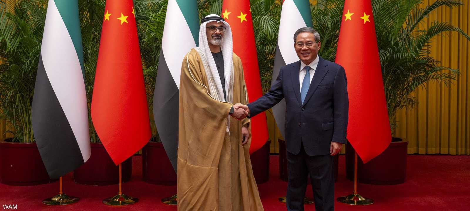ولي عهد أبوظبي ورئيس مجلس الدولة الصيني