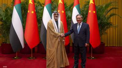 ولي عهد أبوظبي ورئيس مجلس الدولة الصيني يبحثان تعزيز الشراكة