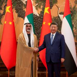 رئيس جمهورية الصين الشعبية يستقبل ولي عهد أبوظبي