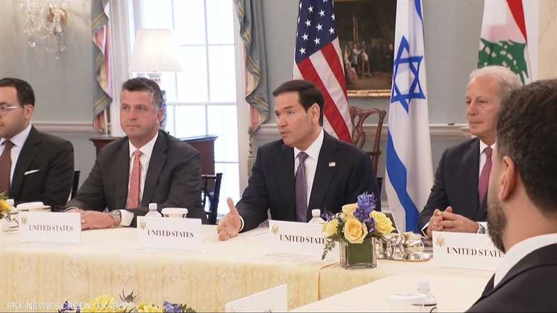 روبيو: نسعى لوضع إطار عام يمهد لسلام دائم بين لبنان وإسرائيل