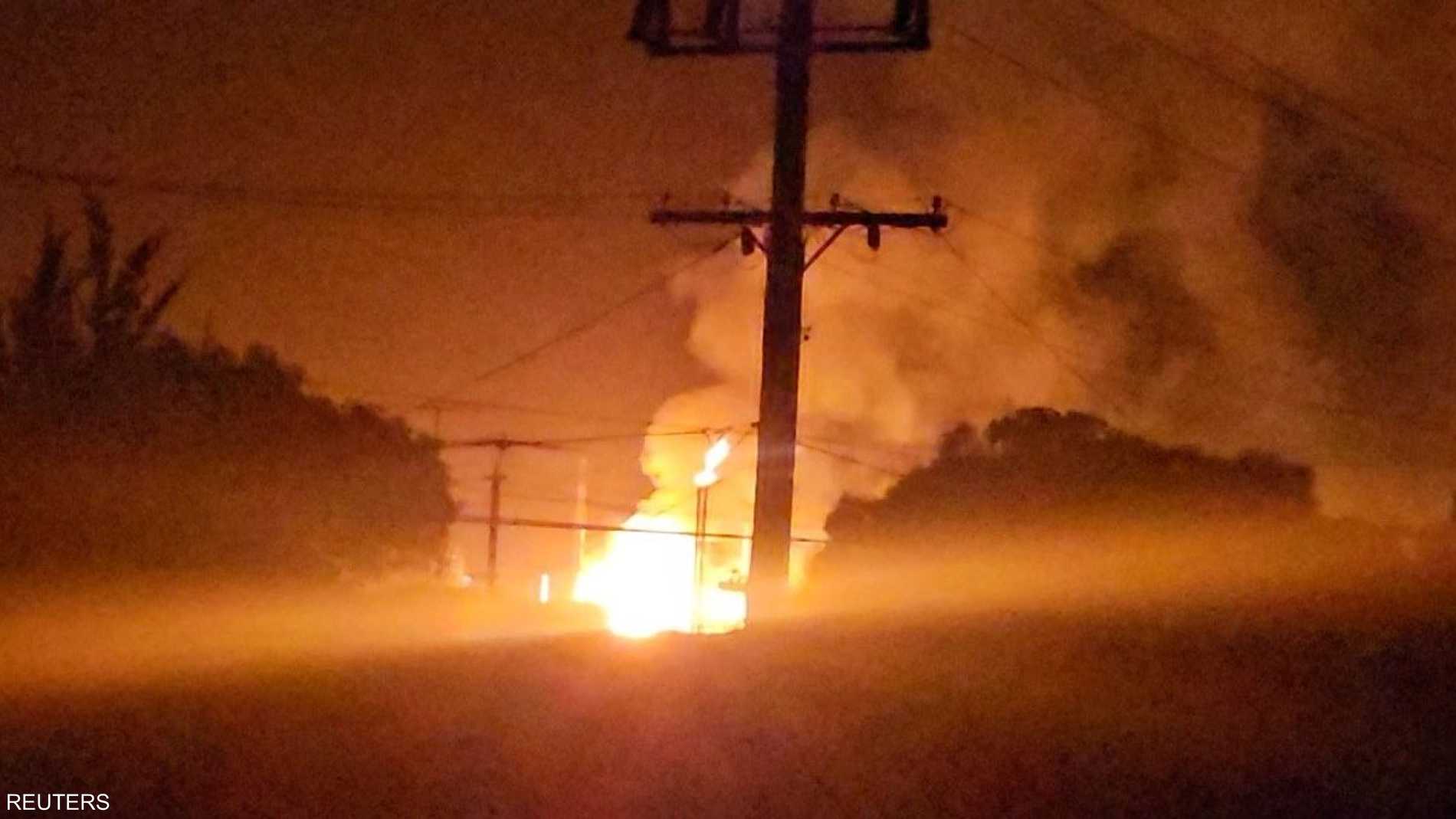 حريق هائل في إحدى مصفاتَي النفط في أستراليا 