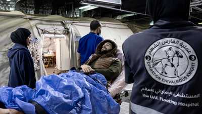 المستشفى الإماراتي العائم بالعريش يواصل دعم مرضى غزة