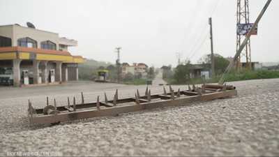 كاميرا سكاي نيوز عربية ترصد الصورة من مشارف مدينة الخيام