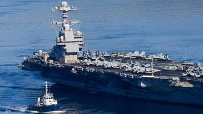 أكبر حاملة طائرات في العالم تعود إلى الشرق الأوسط