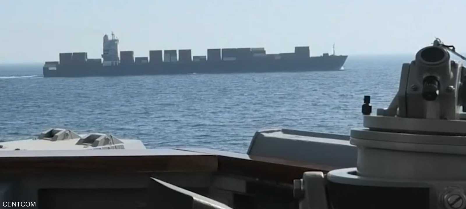 السفينة الإيرانية كانت متجهة إلى بندر عباس