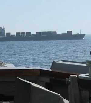 السفينة الإيرانية كانت متجهة إلى بندر عباس