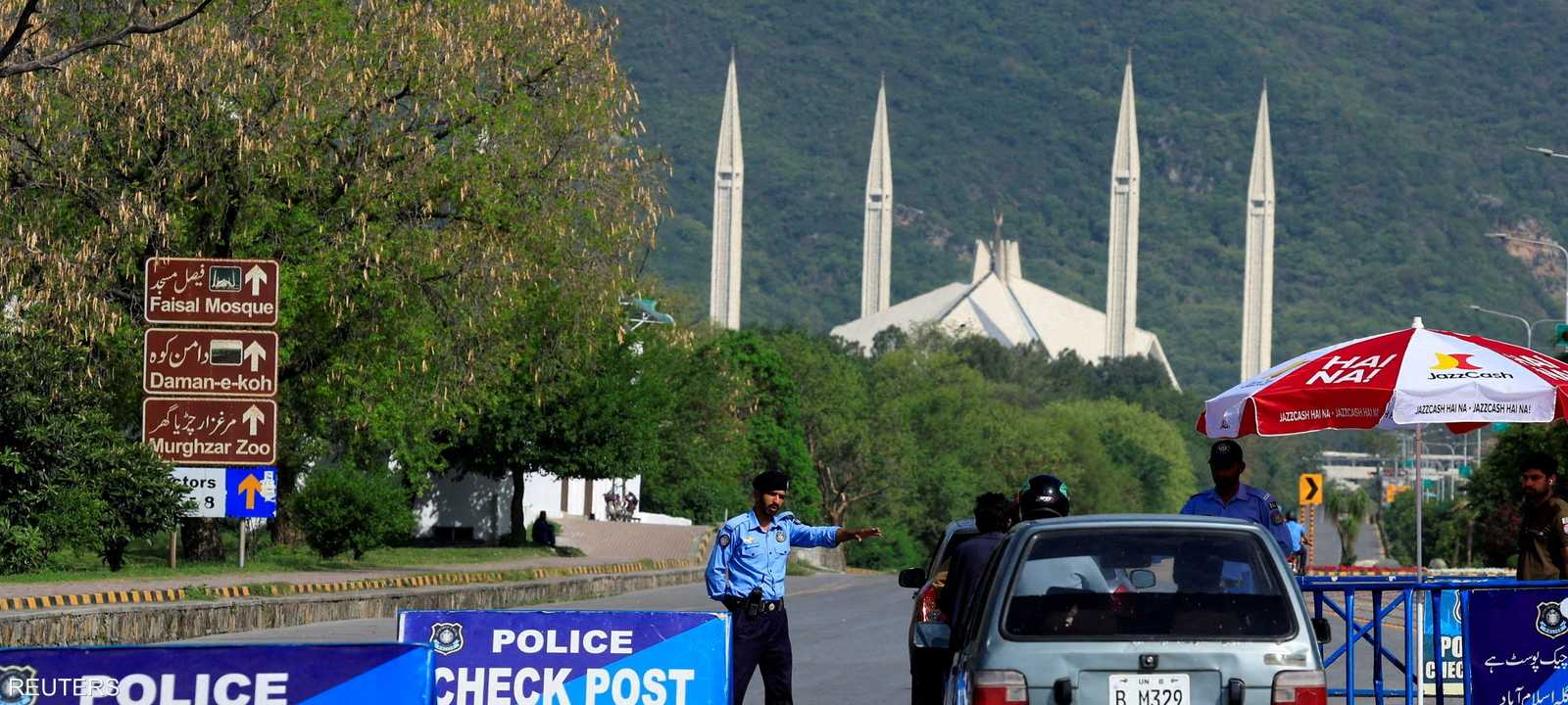 انتشار ملحوظ لقوات الأمن في إسلام آباد