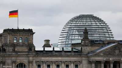 العلم الألماني - مقر البرلمان الألماني (البوندستاغ)، برلين