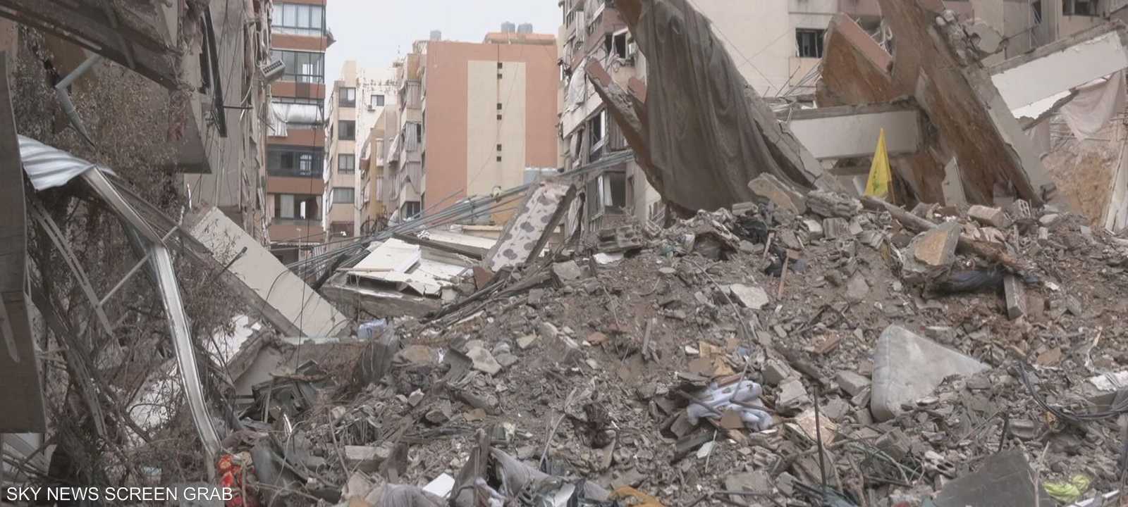 سكاي نيوز عربية ترصد آثار الدمار بضاحية بيروت الجنوبية