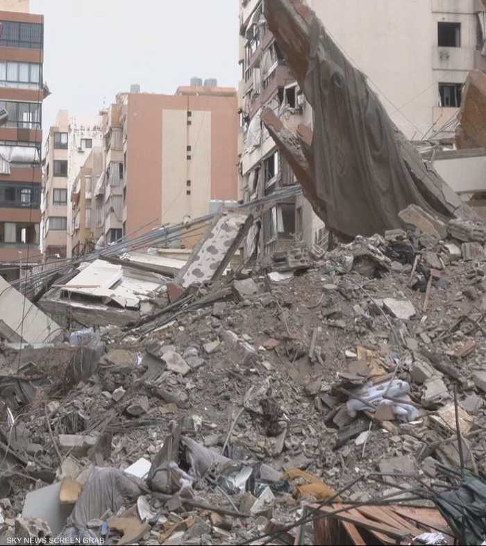 سكاي نيوز عربية ترصد آثار الدمار بضاحية بيروت الجنوبية