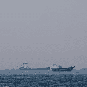 سفن وقوارب في مضيق هرمز قبالة عمان