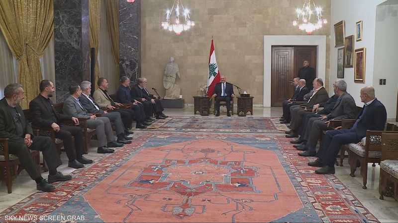 الرئيس اللبناني: المفاوضات لا تعني التنازل ولا الاستسلام