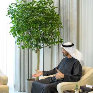 محمد بن زايد ورئيس كينيا
