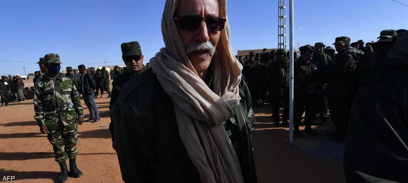 زعيم البوليساريو إبرهيم غالي