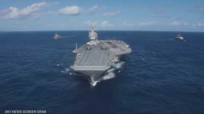 حاملة الطائرات الأميركية {جورج بوش} تصل إلى الشرق الأوسط