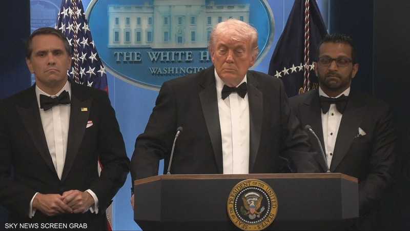 ترامب: لا صلة لإيران بحادث هجوم حفل مراسلي البيت الأبيض