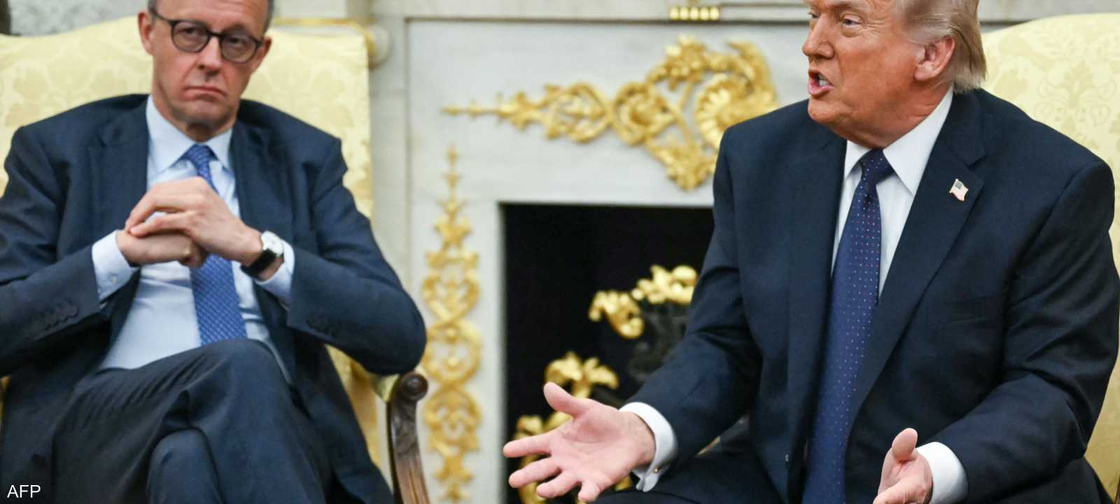 ترامب انتقد تصريحات ميرتس بشدة