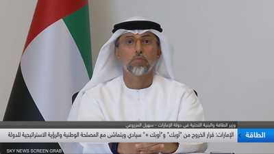 وزير الطاقة والبنية التحتية سهيل المزروعي