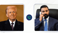 تلقى الزيدي اتصالا هاتفيا من ترامب