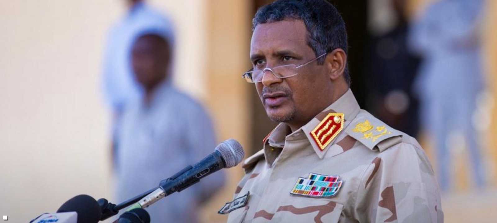 قائد قوات الدعم السريع محمد حمدان دقلو "حميدتي"