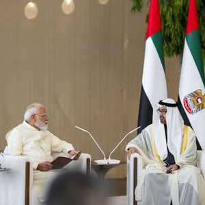 الشيخ محمد بن زايد ورئيس وزراء الهند