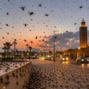 موجة حشرات تكتسح المغرب