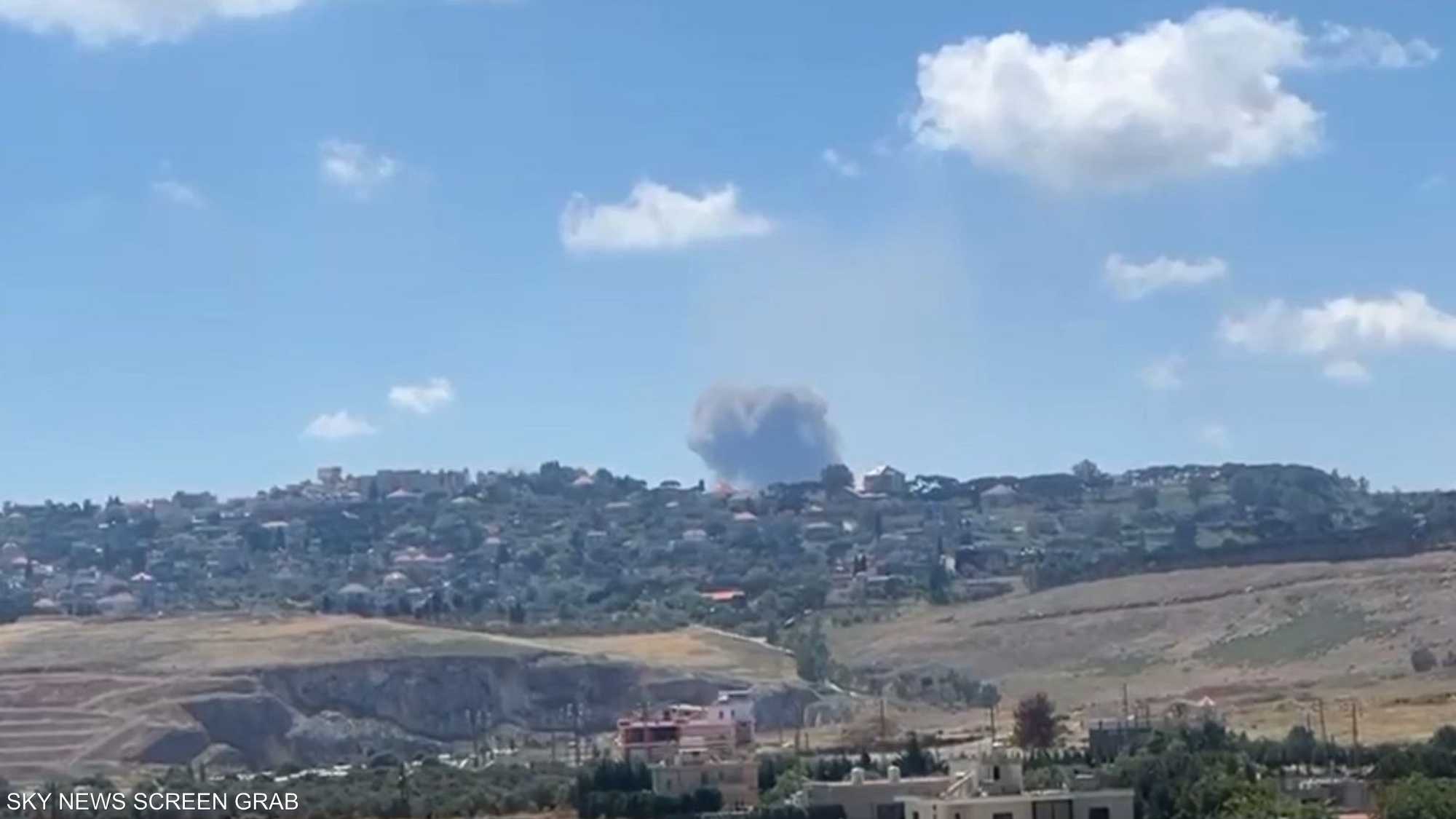 الجيش الإسرائيلي يواصل غاراتِه على بلدات عدة جنوبي لبنان