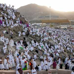 الحجاج في عرفة