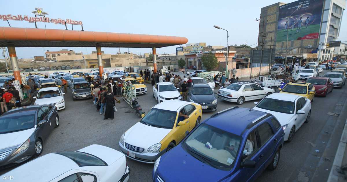 بغداد تنفي أزمة البنزين وتؤكد توفر مخزون استراتيجي