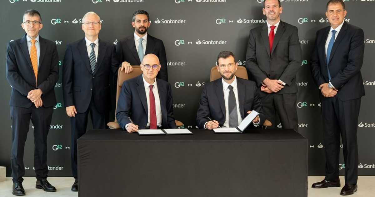 G42 and Banco Santander ink AI cooperation