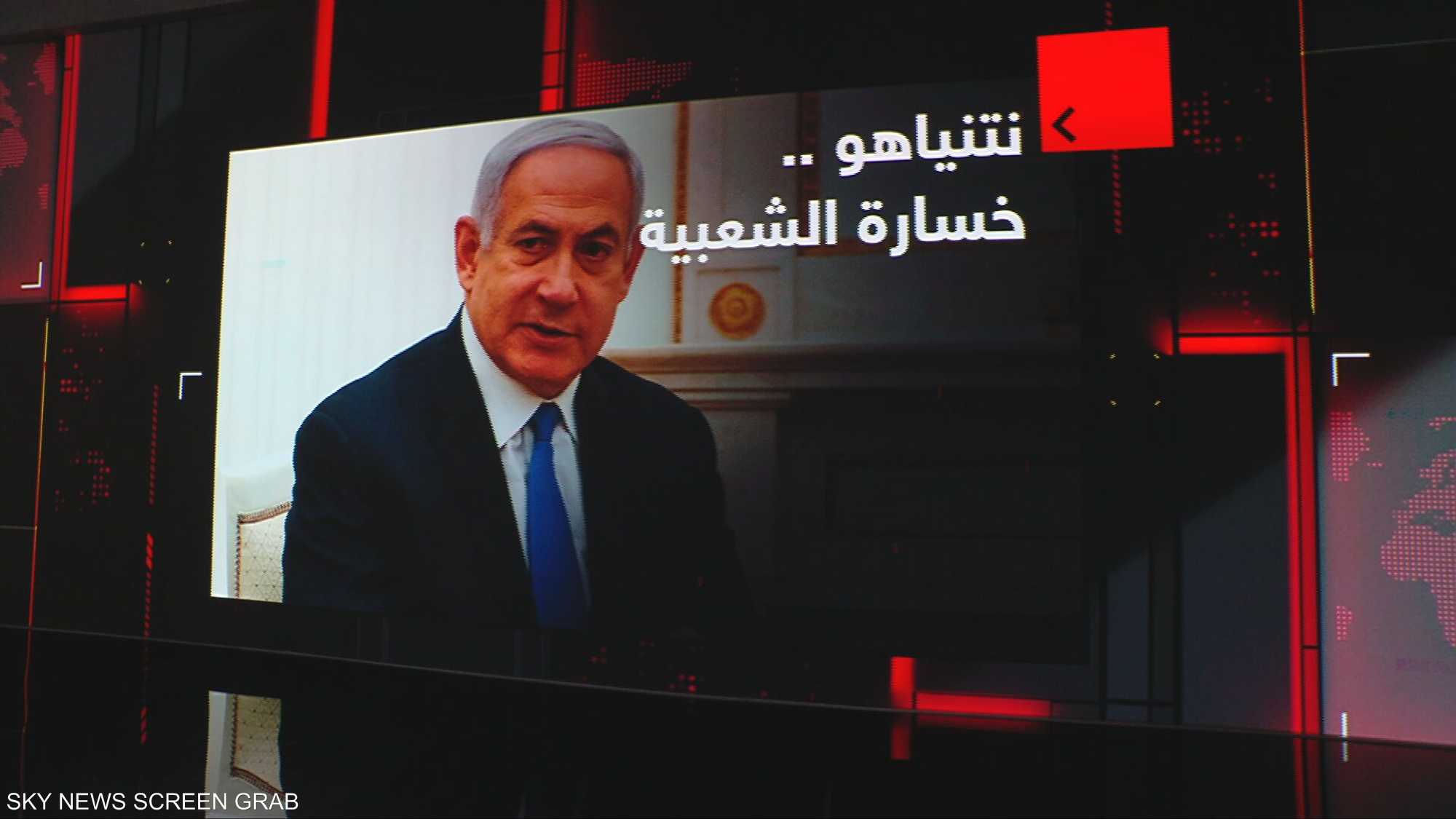 استطلاع إسرائيلي حديث يظهر تراجع شعبية نتنياهو في الشمال