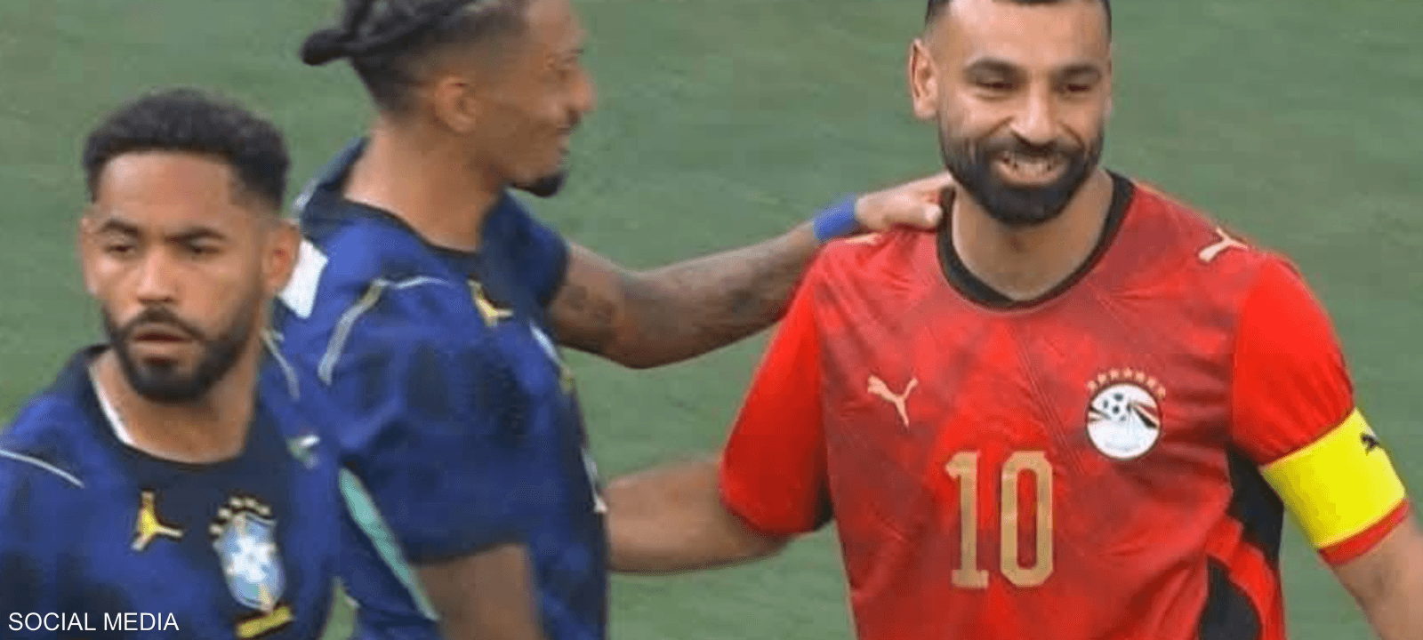 شارك صلاح في الشوط الثاني