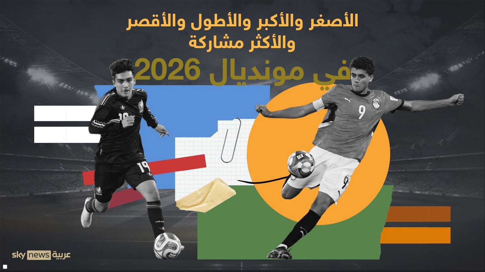 الأصغر والأكبر والأطول والأقصر والأكثر مشاركة