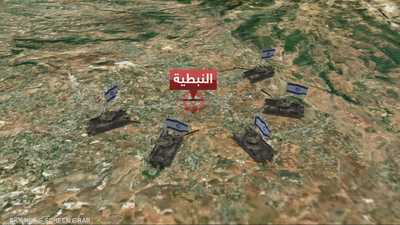 عمليات عسكرية إسرائيلية في أطراف النبطية جنوبي لبنان