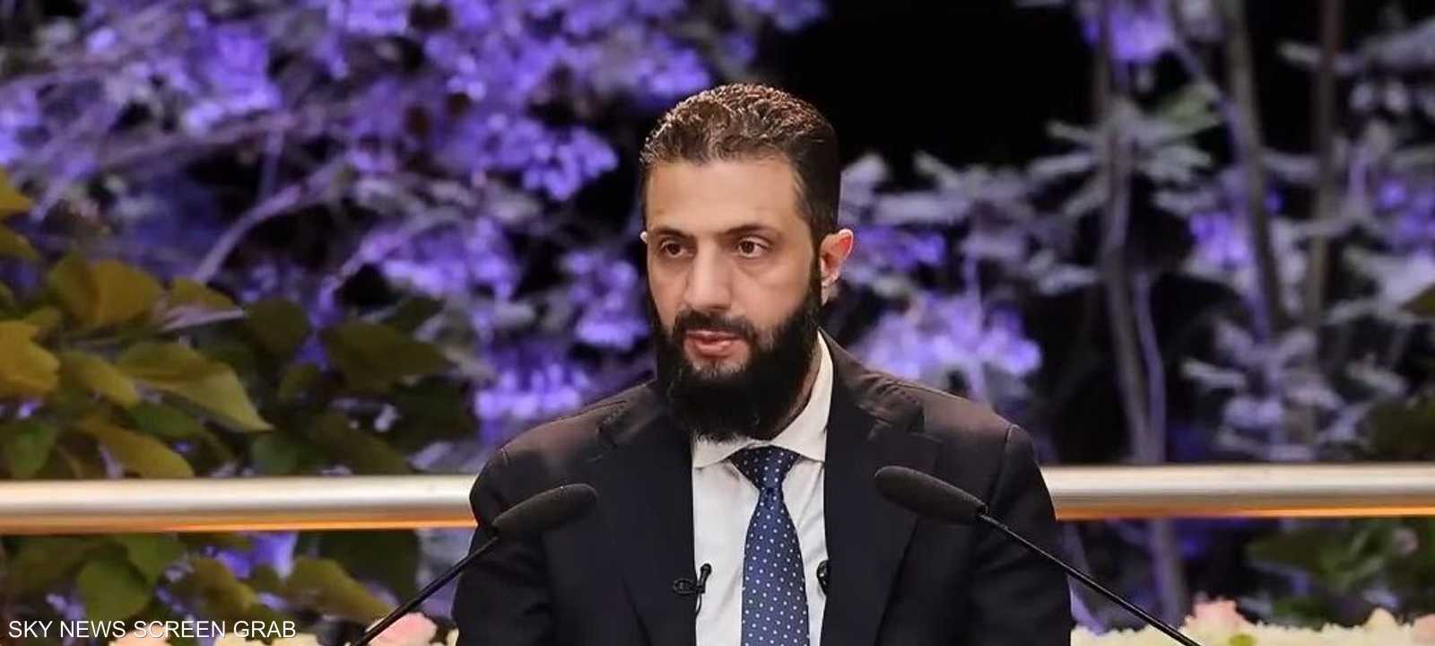 الرئيس السوري أحمد الشرع