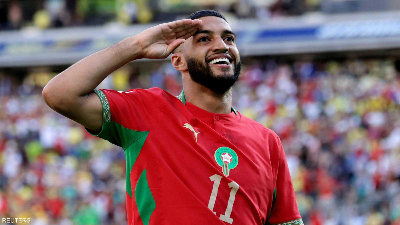 سجل إسماعيل صابيري هدفا رائعا في الشوط الأول ليقود المغرب للتعادل مع البرازيل 1-1 يوم الأحد في افتتاح مباريات المجموعة الثالثة بكأس العالم 2026.