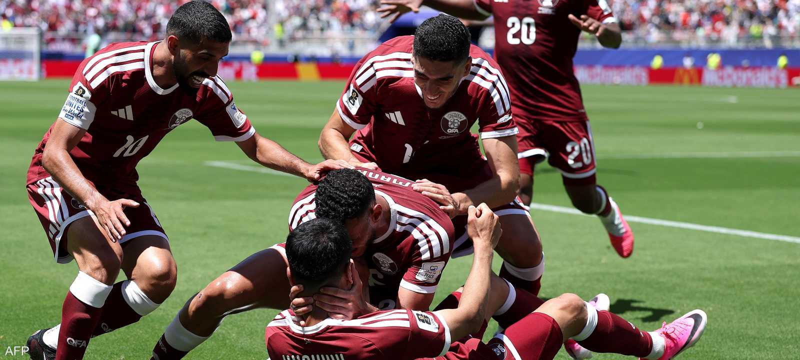 سجل منتخب قطر أول أهداف العرب في البطولة خلال مواجهة سويسرا