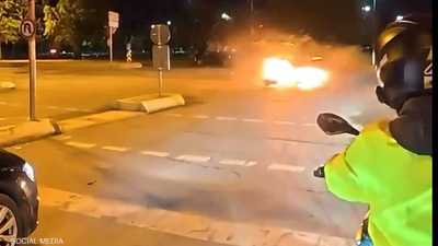 حادث مروع وقع في إسطنبول نتيجة تصادم سيارتين