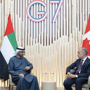 رئيس الإمارات ورئيس وزراء كندا يبحثان علاقات التعاون