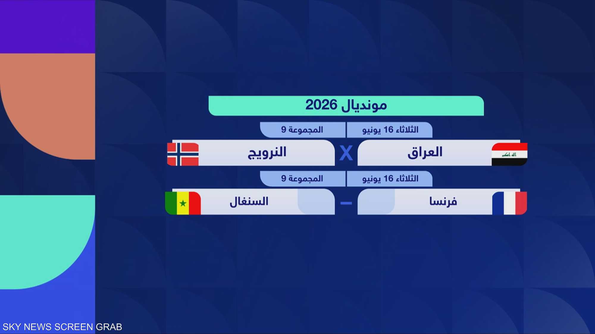 العراق والأردن والجزائر أمام اختبارات قوية