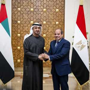 الشيخ محمد بن زايد والسيسي