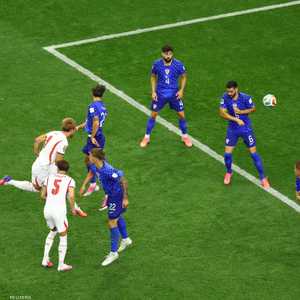 من المباراة بين الفريقين