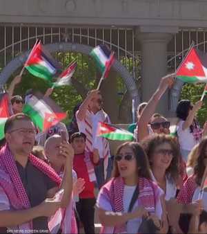 فعاليات داعمة لمنتخب الأردن بكاليفورنيا تبرز الثقافة الوطنية