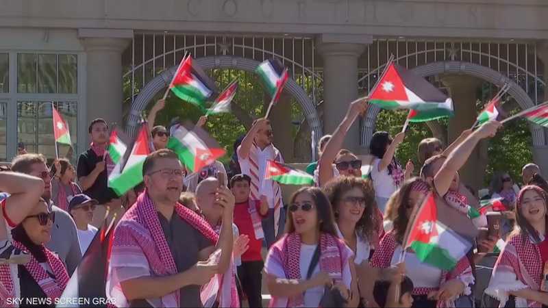 فعاليات داعمة لمنتخب الأردن بكاليفورنيا تبرز الثقافة الوطنية