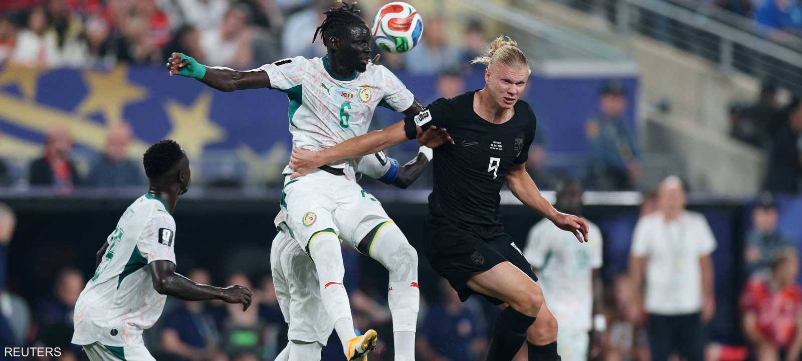 من المباراة بين الفريقين