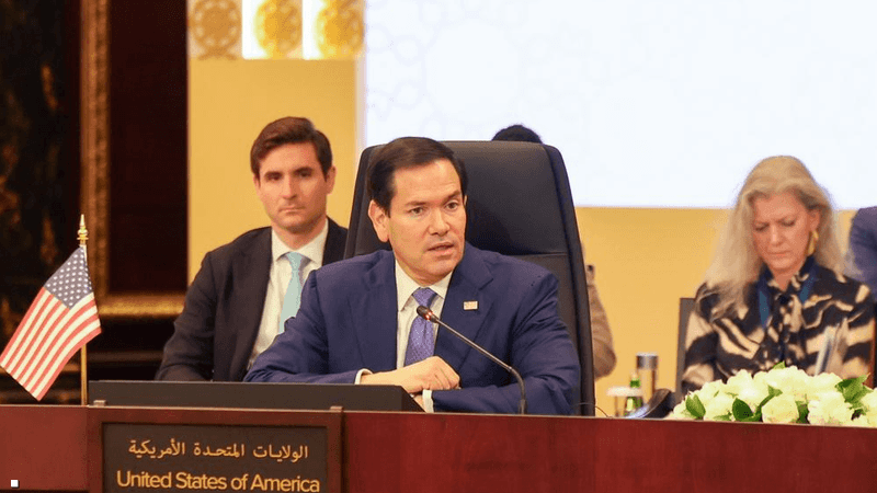 روبيو تحدث من البحرين عن الاتفاق مع إيران