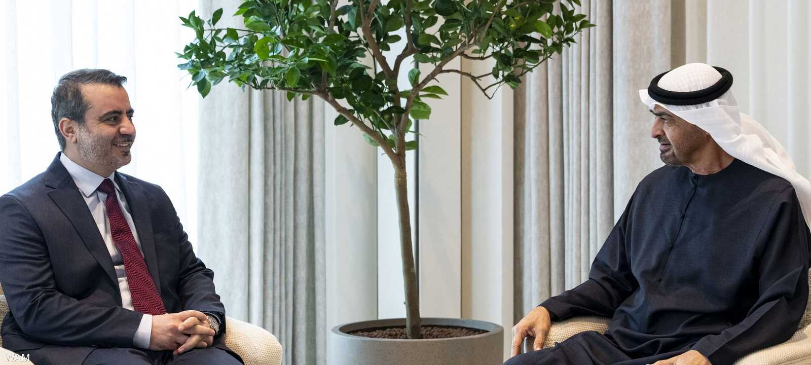 محمد بن زايد يستقبل وزير الخارجية السوري