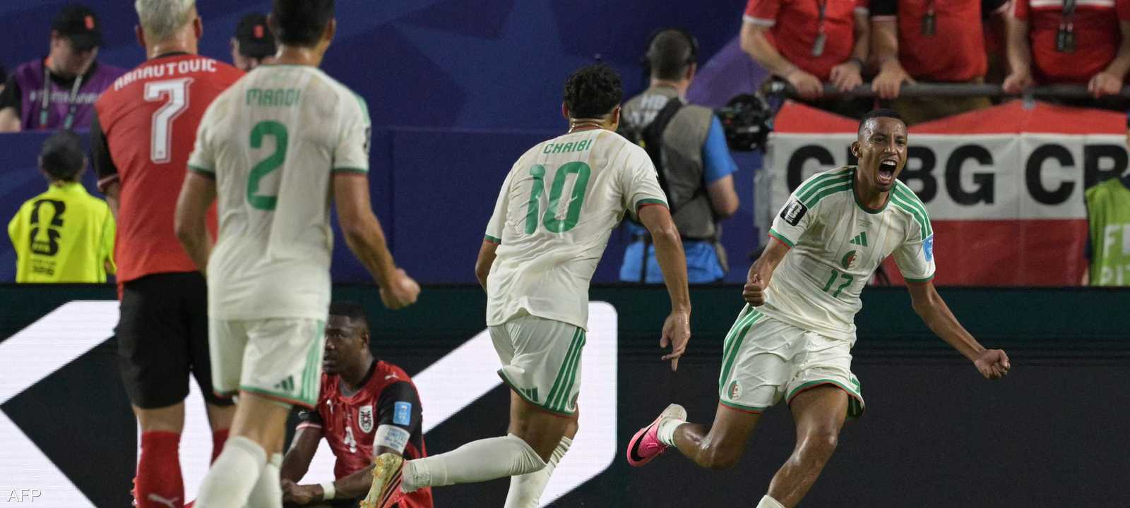الجزائر تأهلت للأدوار الإقصائية بعد تعادلها مع النمسا
